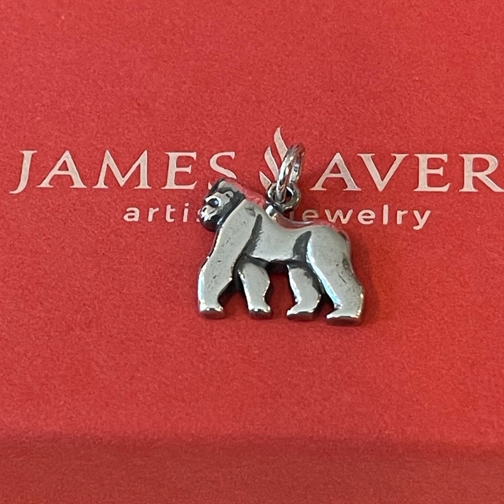 James Avery Retired HTF Vintage Gorilla Charm Sterling Silver